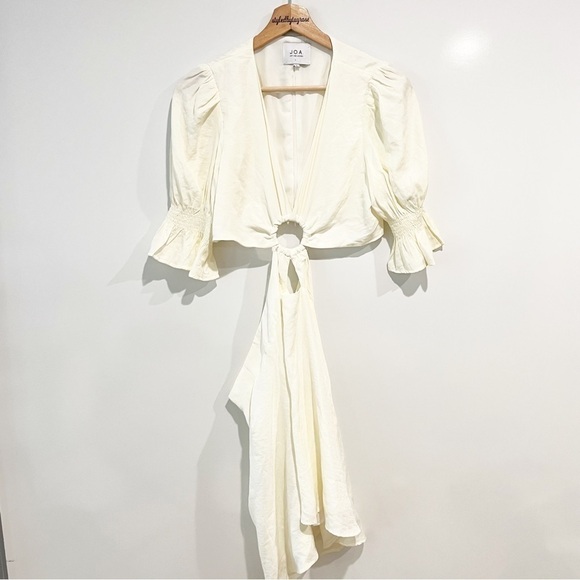 Revolve J.O.A White Cutout Mini Dress - Picture 4 of 15